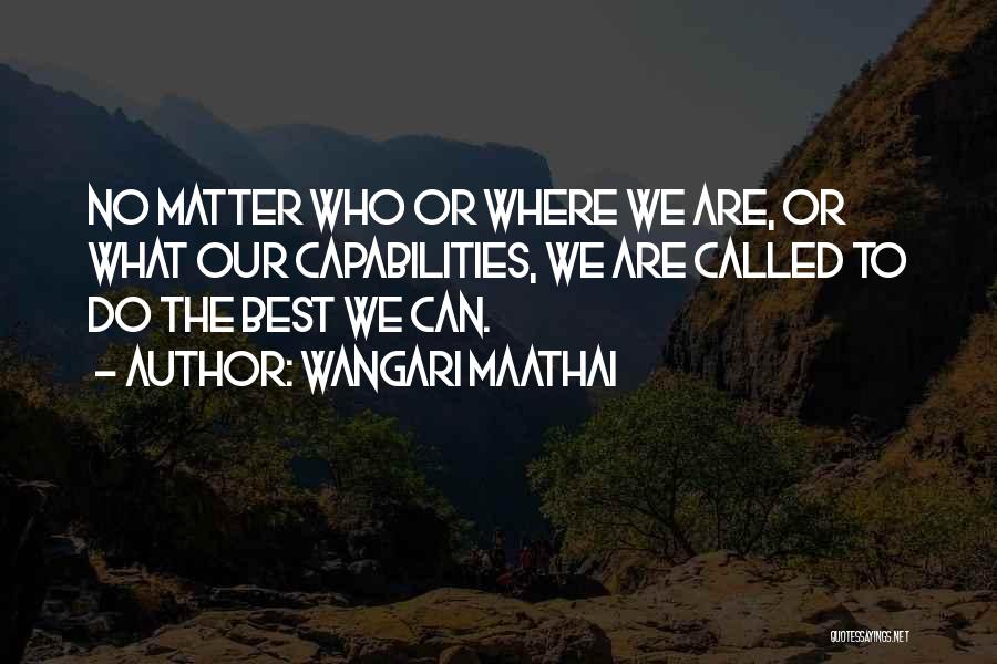 Wangari Maathai Quotes 200753