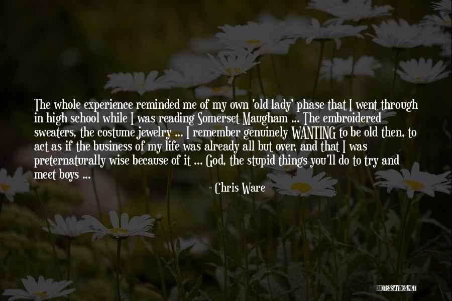 Wangmo Dixey Quotes By Chris Ware Wangmo Dixey Quotes By Chris Ware