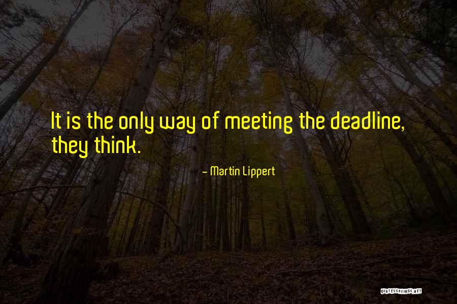 Waniel Quotes By Martin Lippert