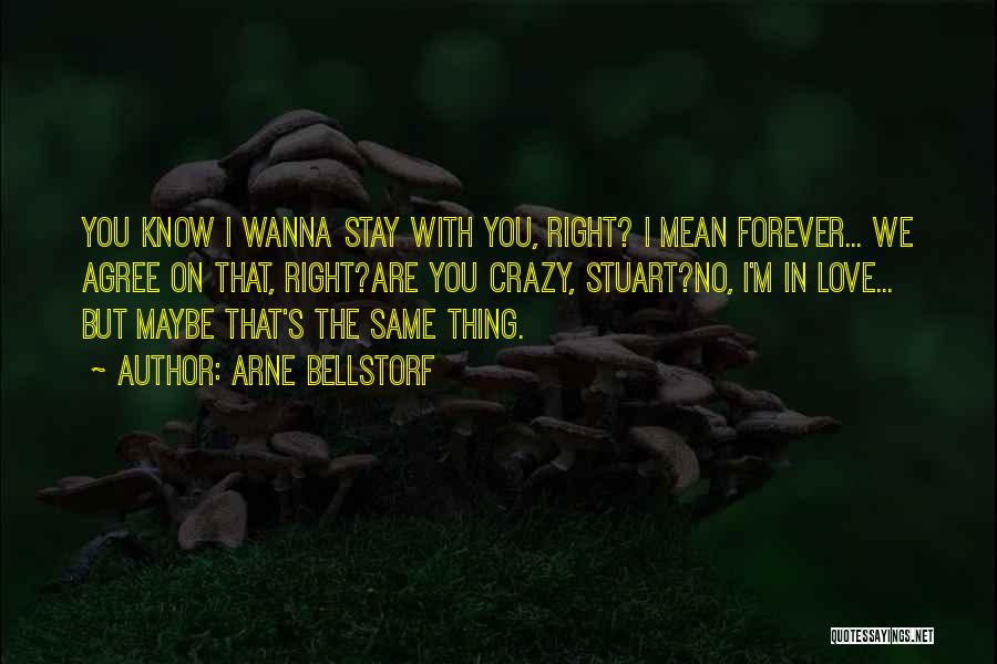 Wanna Love You Forever Quotes By Arne Bellstorf