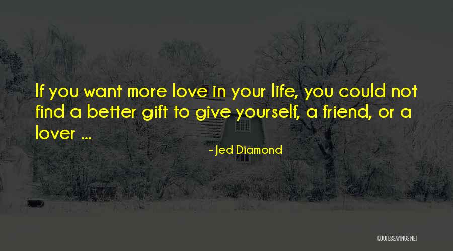 Want A Lover Quotes By Jed Diamond