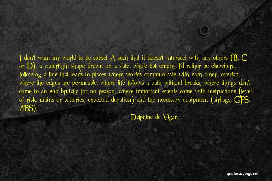 Want End My Life Quotes By Delphine De Vigan Want End My Life Quotes By Delphine De Vigan