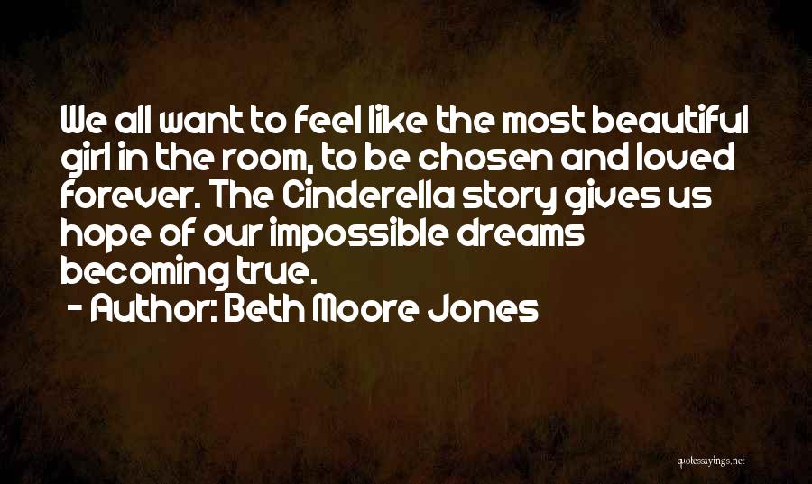Want Feel Loved Quotes By Beth Moore Jones