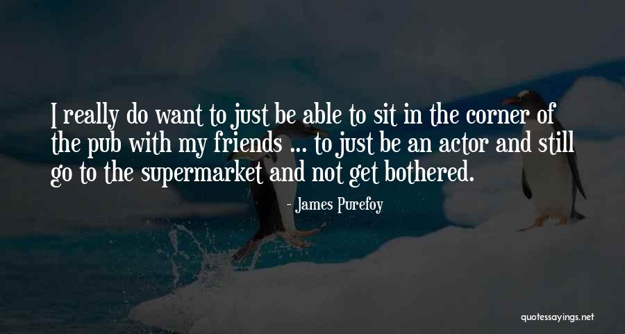 Want To Be Friends Quotes By James Purefoy