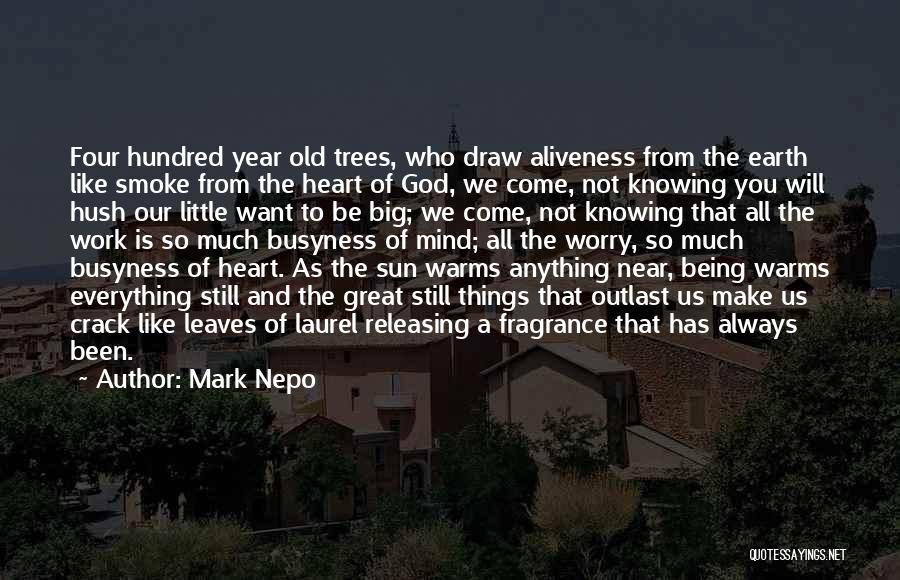 Want To Be Near You Quotes By Mark Nepo