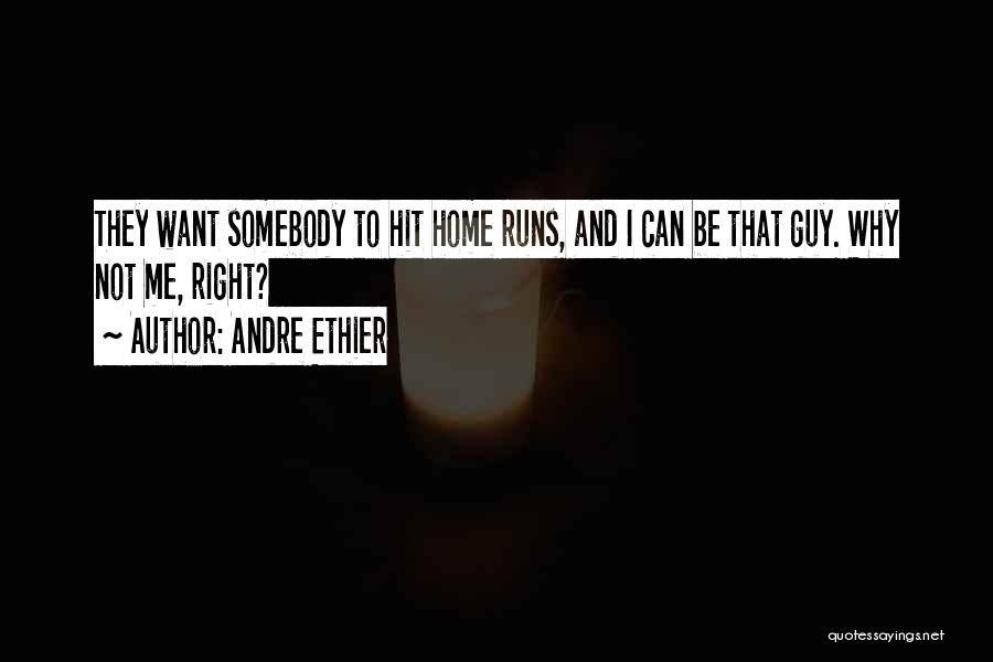 Want To Be Somebody Quotes By Andre Ethier