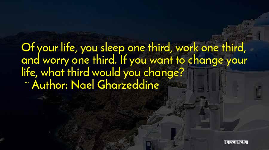 Want To Change Your Life Quotes By Nael Gharzeddine