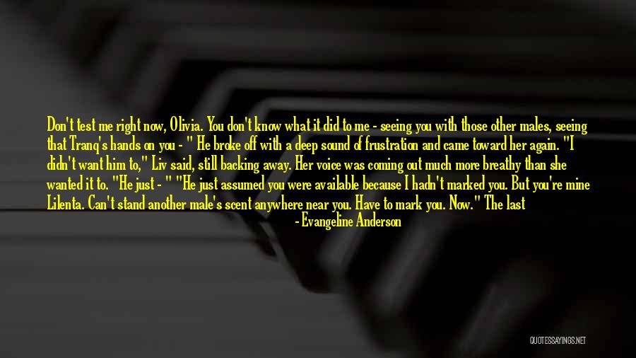 Want To Do Something But Can't Quotes By Evangeline Anderson Want To Do Something But Can't Quotes By Evangeline Anderson