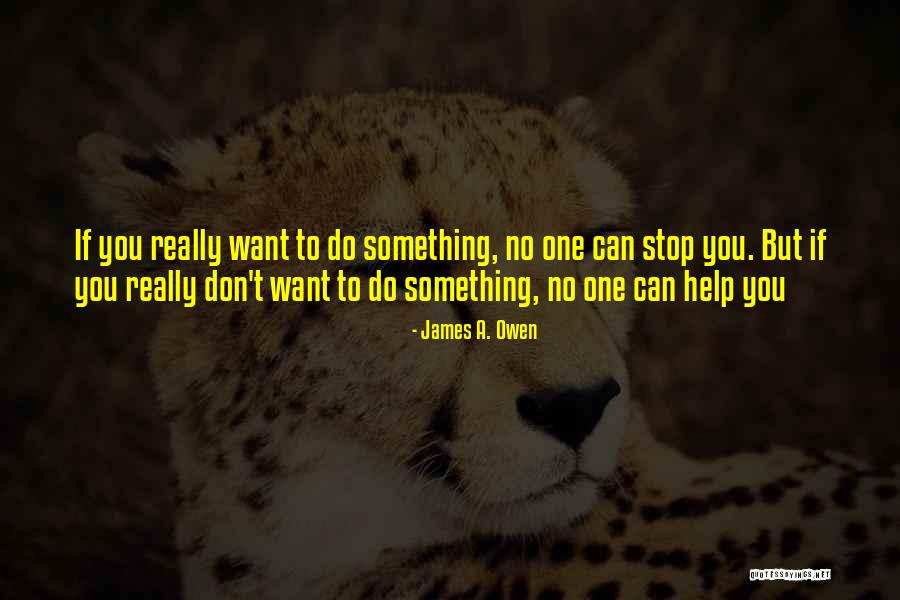 Want To Do Something But Can't Quotes By James A. Owen