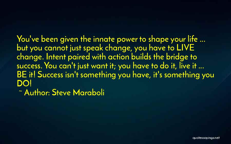 Want To Do Something But Can't Quotes By Steve Maraboli