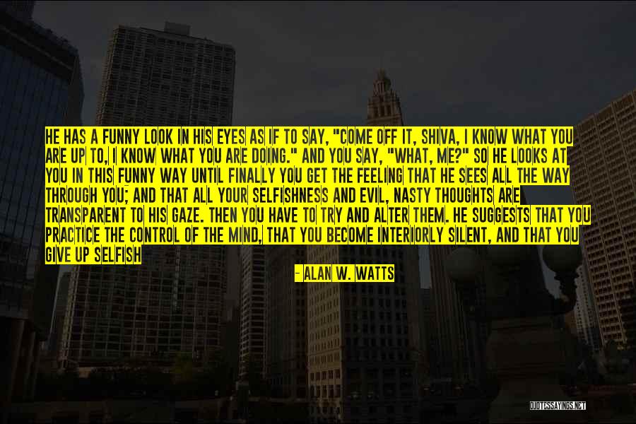 Want To Get To Know You Better Quotes By Alan W. Watts