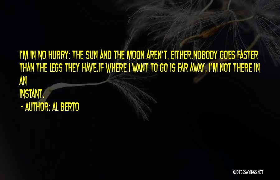 Want To Go Far Far Away Quotes By Al Berto