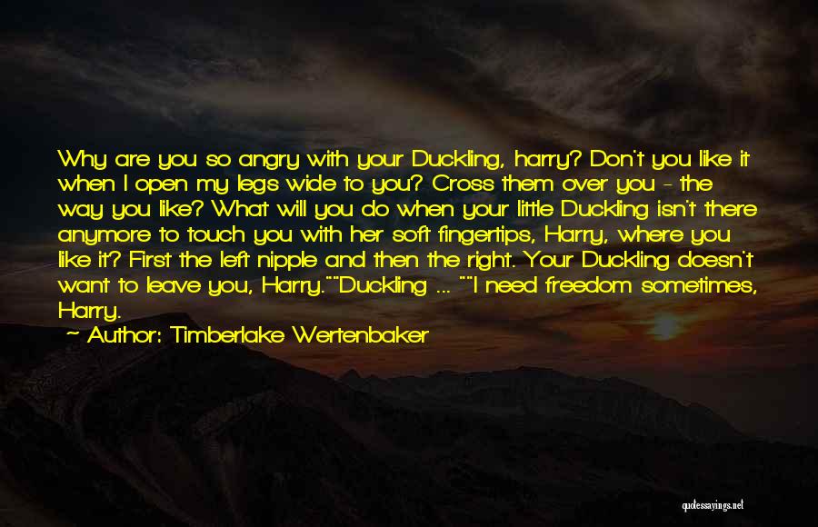 Want To Leave Quotes By Timberlake Wertenbaker