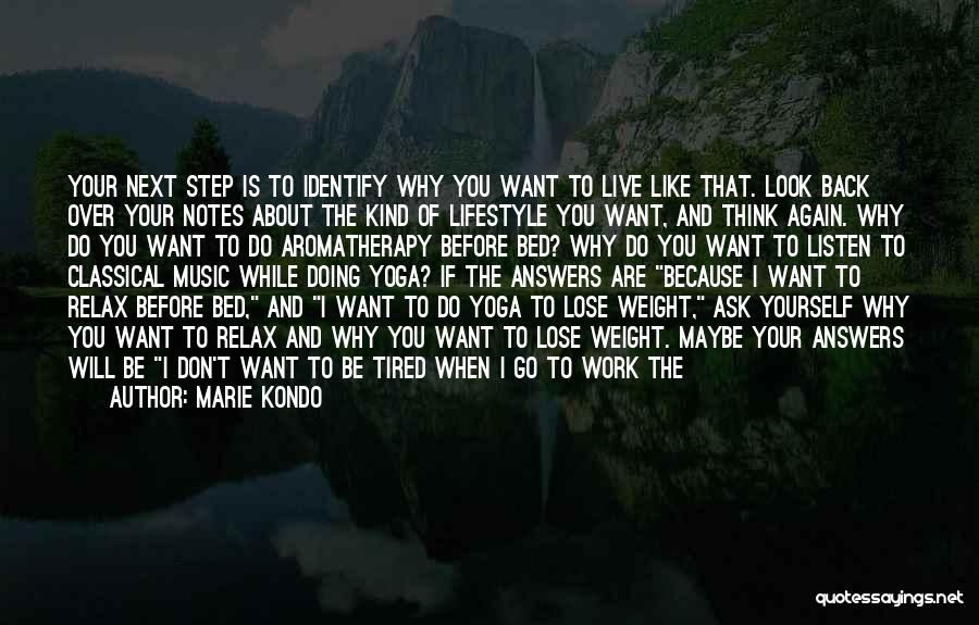 Want To Lose Weight Quotes By Marie Kondo