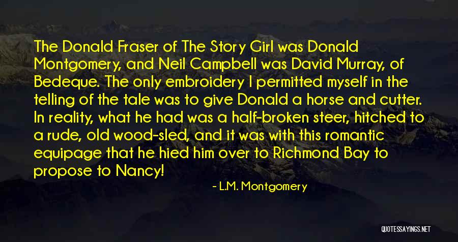 Want To Propose A Girl Quotes By L.M. Montgomery Want To Propose A Girl Quotes By L.M. Montgomery