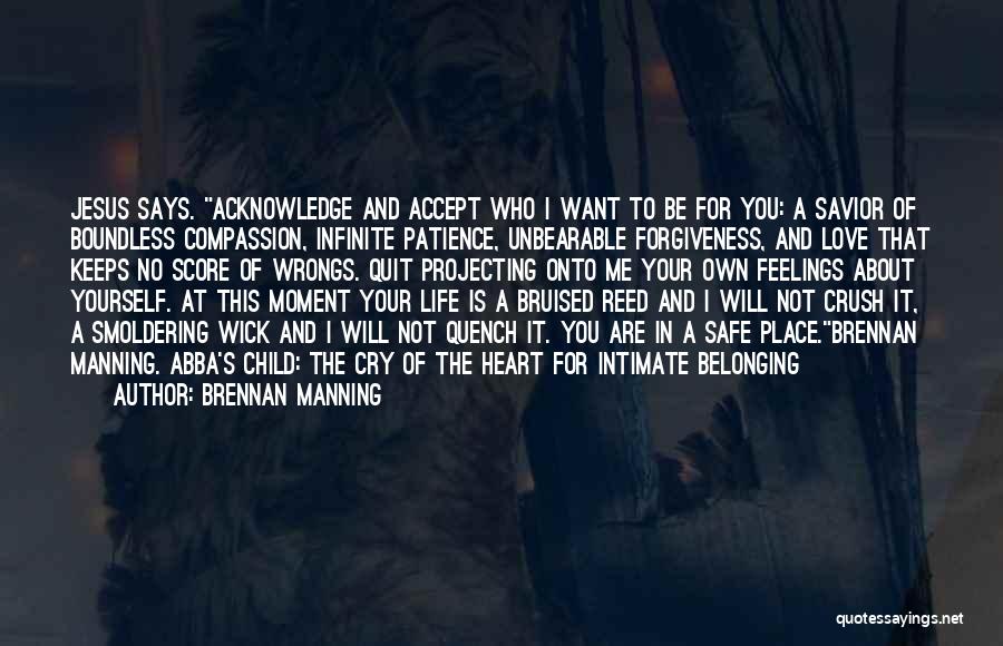 Want To Quit Quotes By Brennan Manning