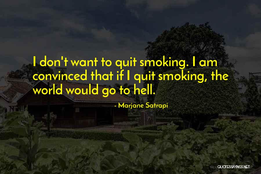 Want To Quit Quotes By Marjane Satrapi