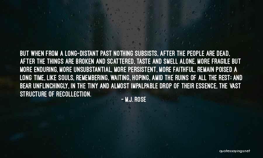 Want To Remain Alone Quotes By M.J. Rose