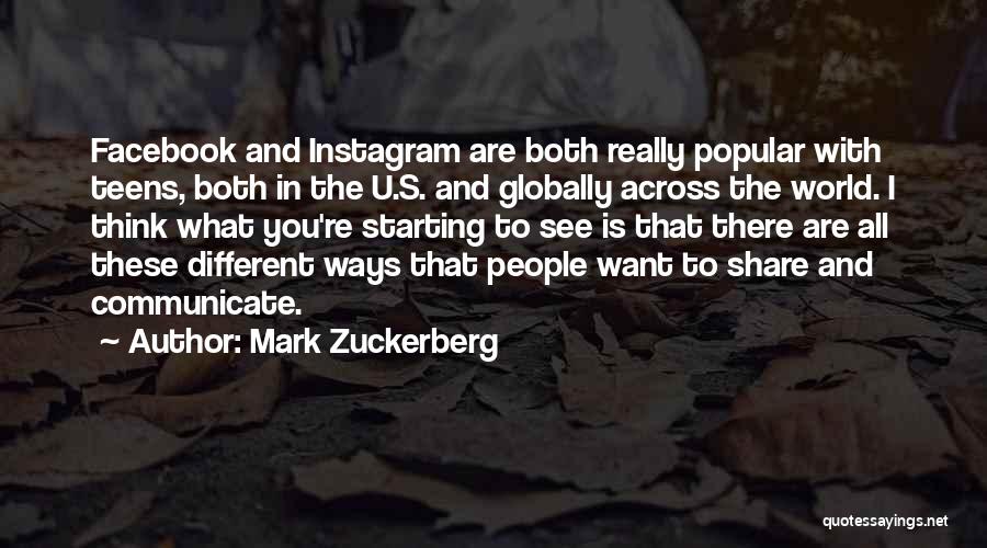 Want To See U Quotes By Mark Zuckerberg