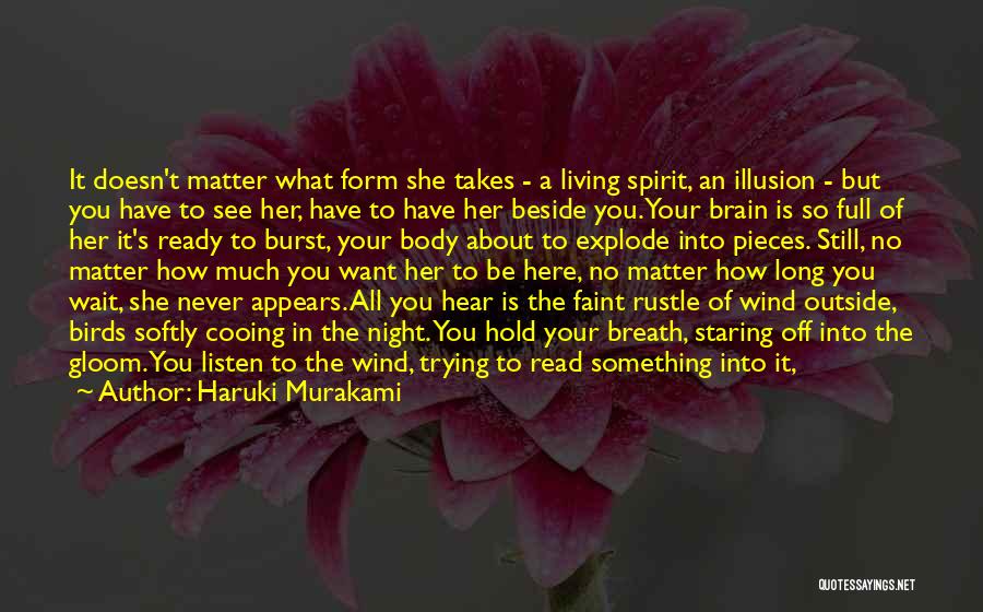 Want To See You Fall Quotes By Haruki Murakami