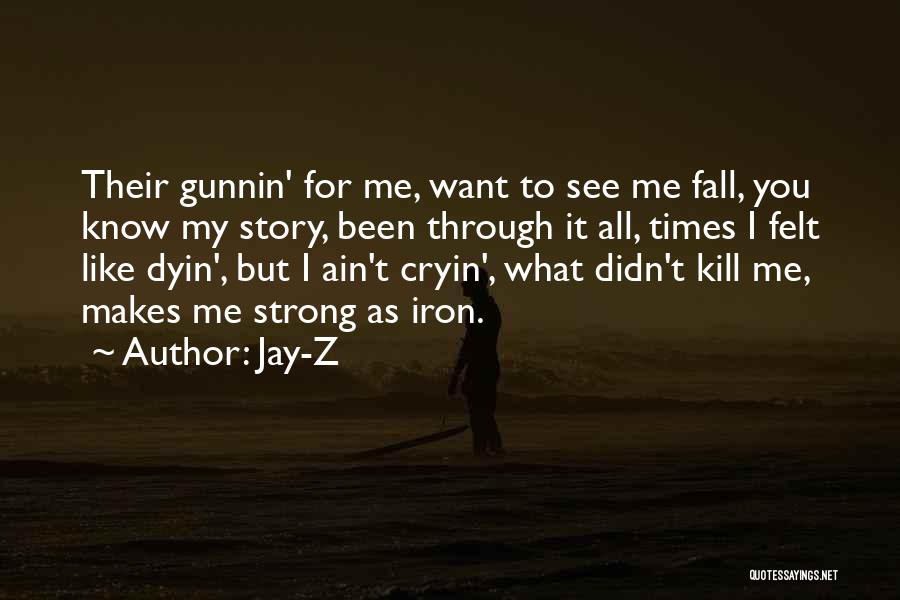 Want To See You Fall Quotes By Jay-Z