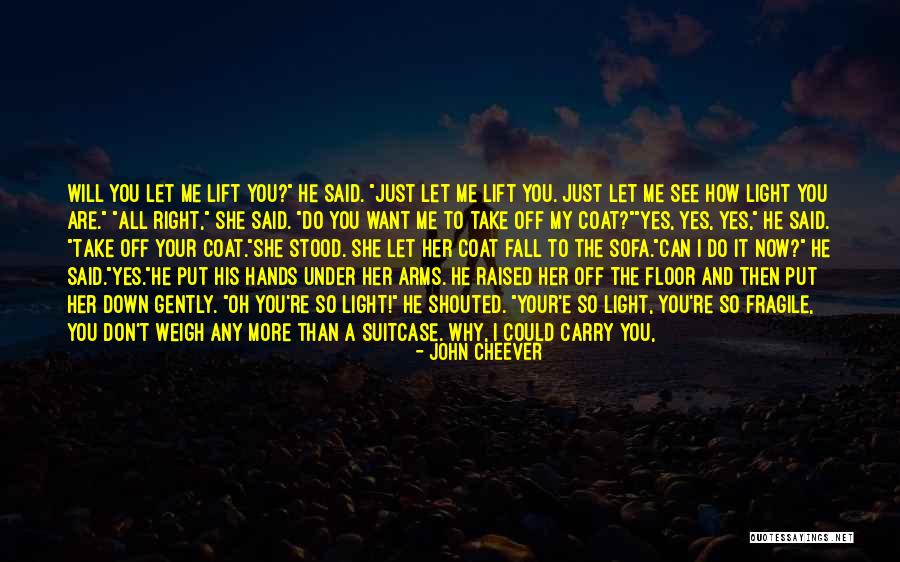 Want To See You Fall Quotes By John Cheever Want To See You Fall Quotes By John Cheever