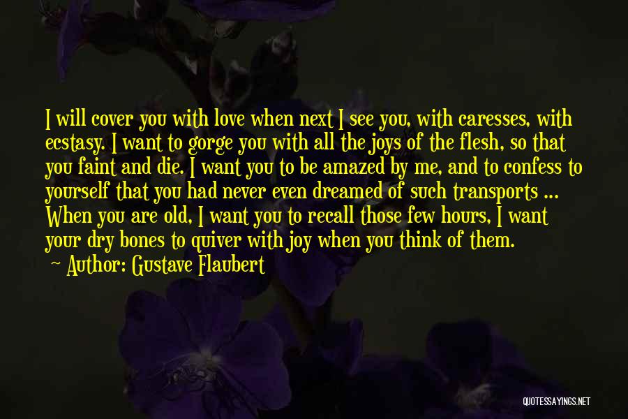 Want To See You Love Quotes By Gustave Flaubert