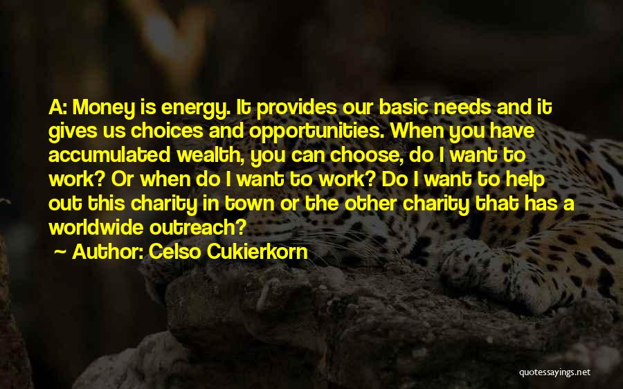 Want Us To Work Quotes By Celso Cukierkorn