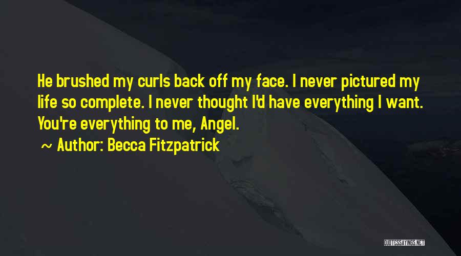 Want You Back Quotes By Becca Fitzpatrick