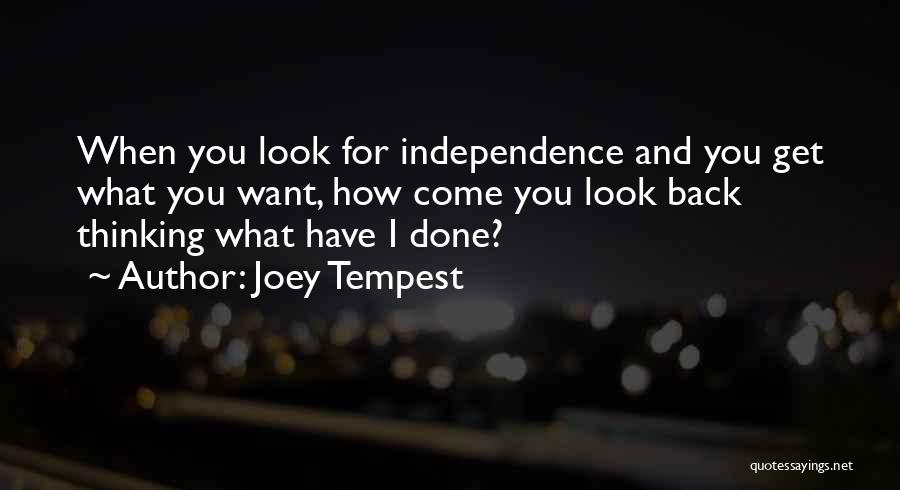Want You Back Quotes By Joey Tempest