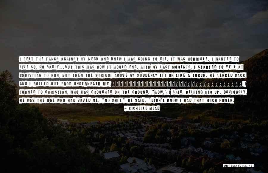 Wanted And On The Run Quotes By Richelle Mead