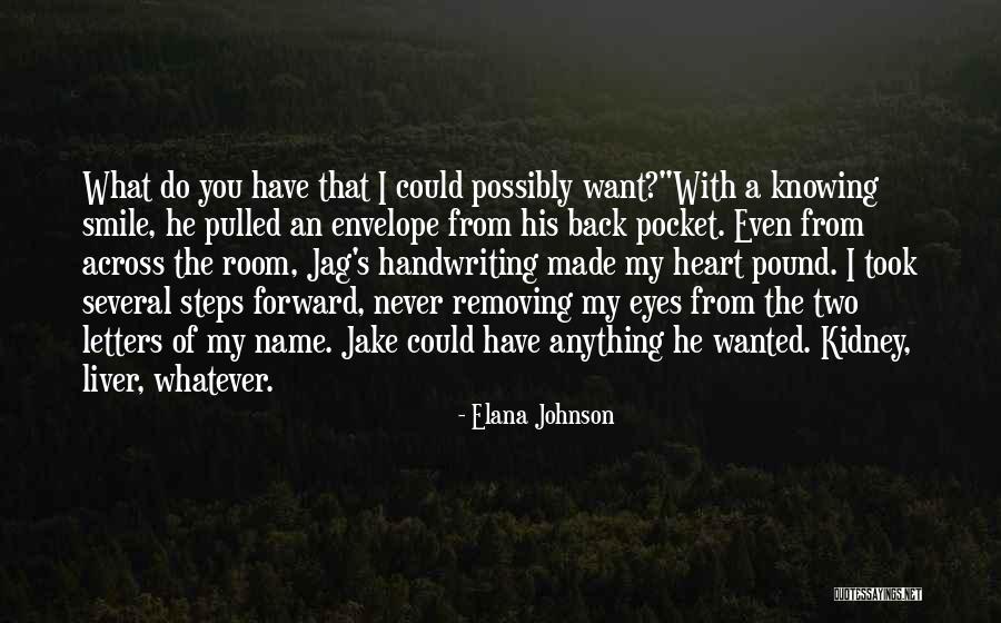 Wanted It Too Jake Quotes By Elana Johnson Wanted It Too Jake Quotes By Elana Johnson