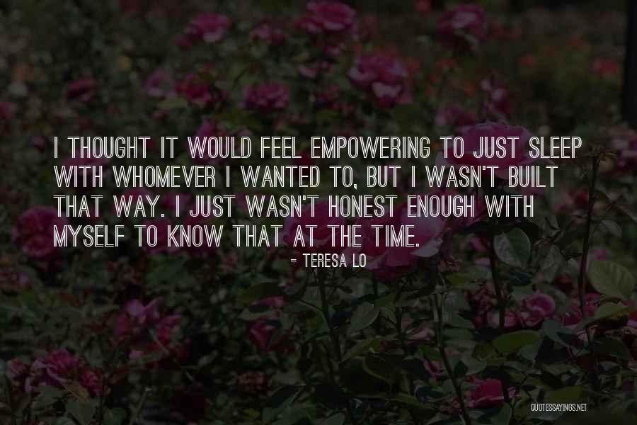 Wanted Love Quotes By Teresa Lo