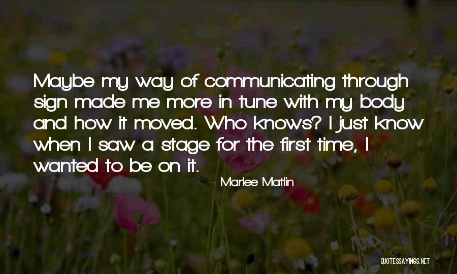 Wanted Sign Quotes By Marlee Matlin Wanted Sign Quotes By Marlee Matlin