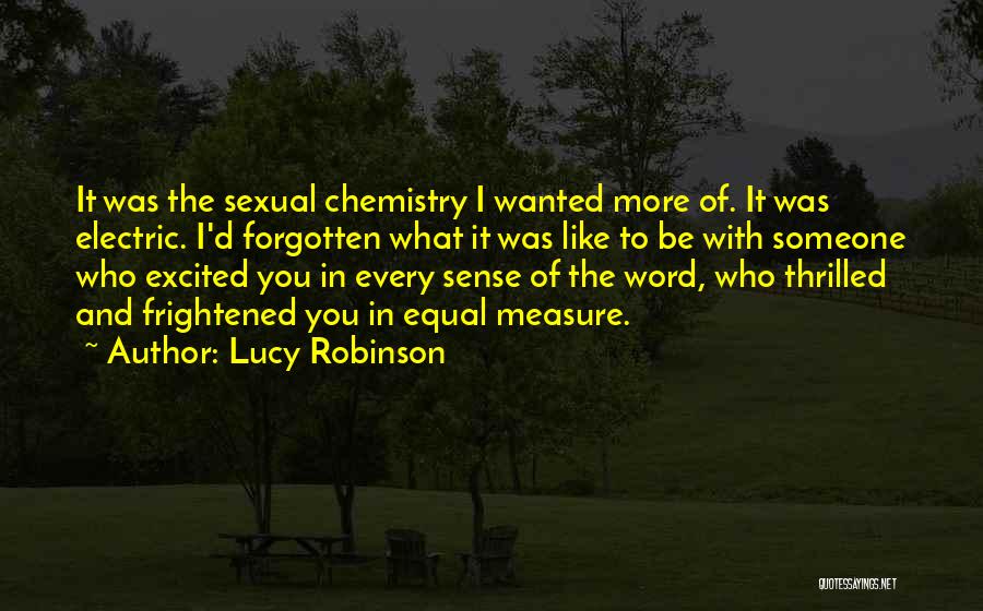 Wanted To Be With Someone Quotes By Lucy Robinson