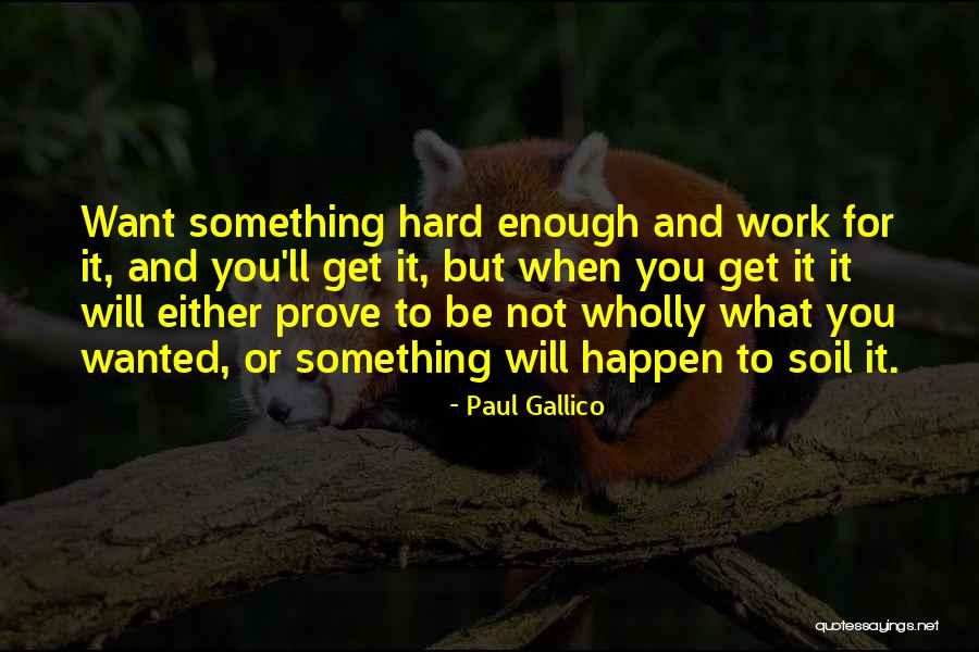 Wanted To Prove Something Quotes By Paul Gallico Wanted To Prove Something Quotes By Paul Gallico