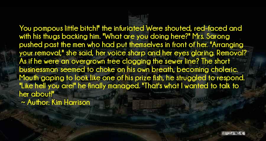 Wanted To Talk To You Quotes By Kim Harrison