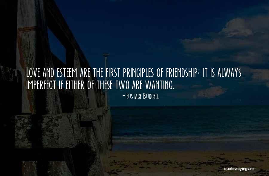 Wanting Friendship Quotes By Eustace Budgell Wanting Friendship Quotes By Eustace Budgell