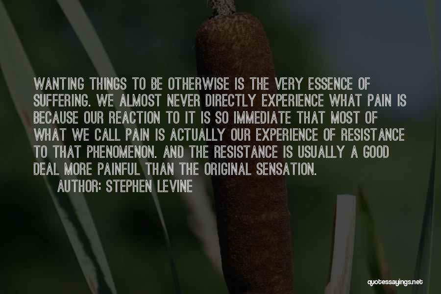 Wanting More And More Quotes By Stephen Levine