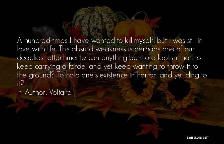 Wanting More Love Quotes By Voltaire