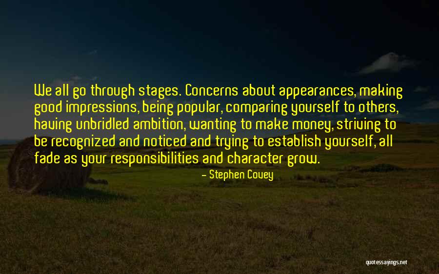 Wanting More Money Quotes By Stephen Covey