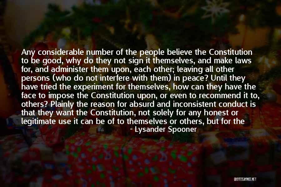 Wanting Power Quotes By Lysander Spooner Wanting Power Quotes By Lysander Spooner