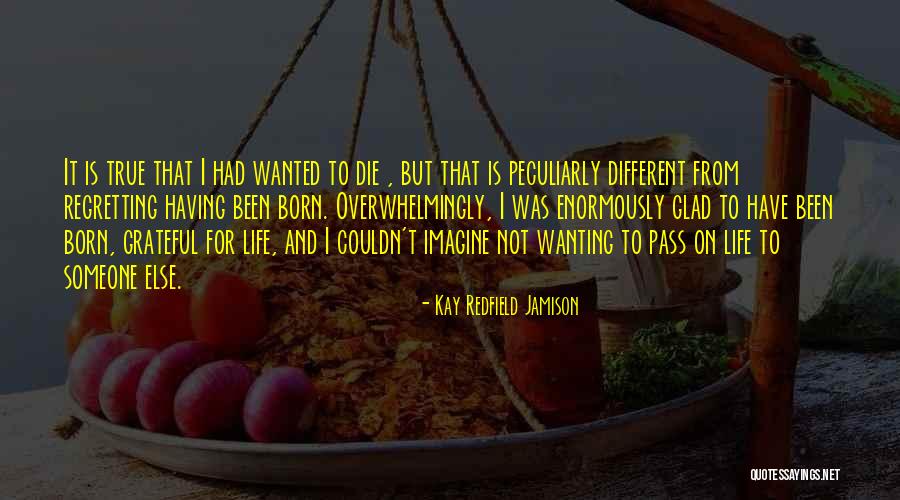 Wanting Someone Else's Life Quotes By Kay Redfield Jamison Wanting Someone Else's Life Quotes By Kay Redfield Jamison