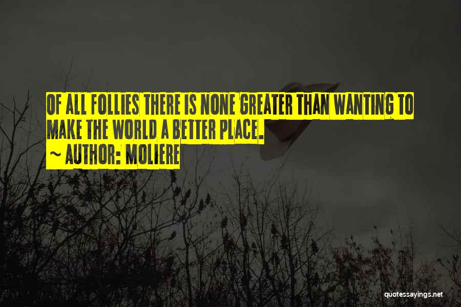 Wanting Something Better Quotes By Moliere
