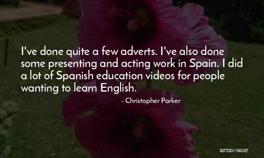 Wanting Something To Work Out Quotes By Christopher Parker Wanting Something To Work Out Quotes By Christopher Parker