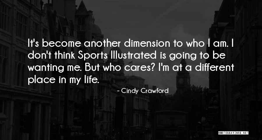 Wanting Things To Be Different Quotes By Cindy Crawford