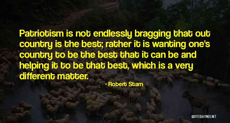 Wanting Things To Be Different Quotes By Robert Stam