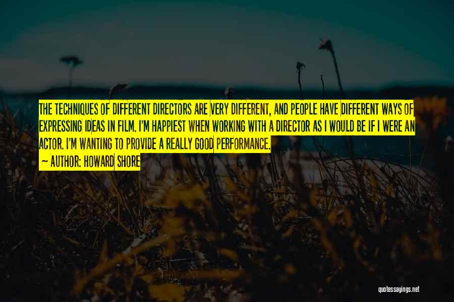 Wanting To Be Different Quotes By Howard Shore