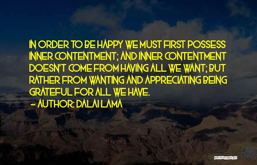 Wanting To Be Happy Quotes By Dalai Lama