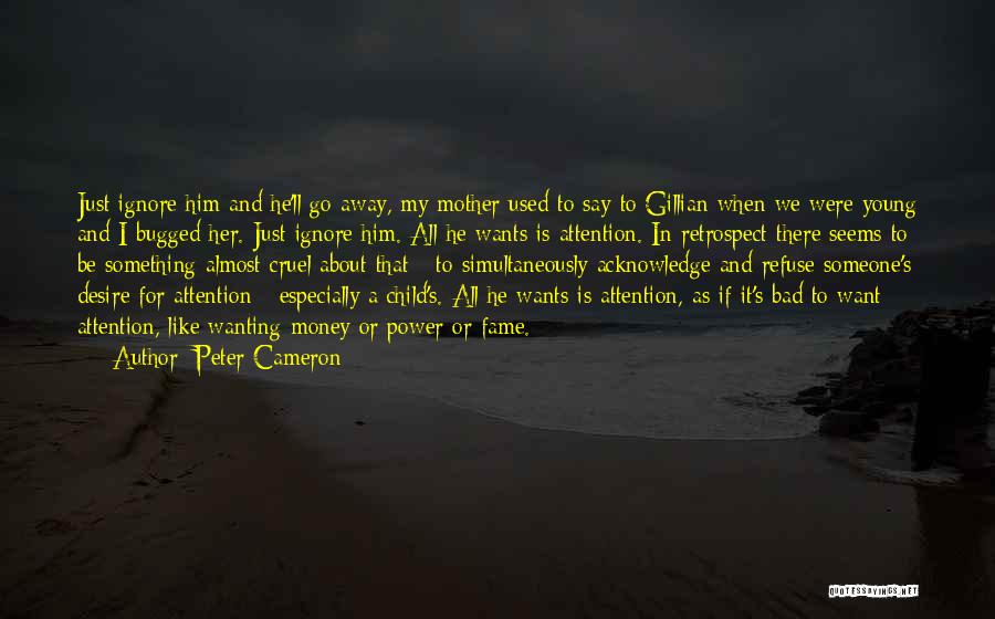 Wanting To Be There For Someone Quotes By Peter Cameron